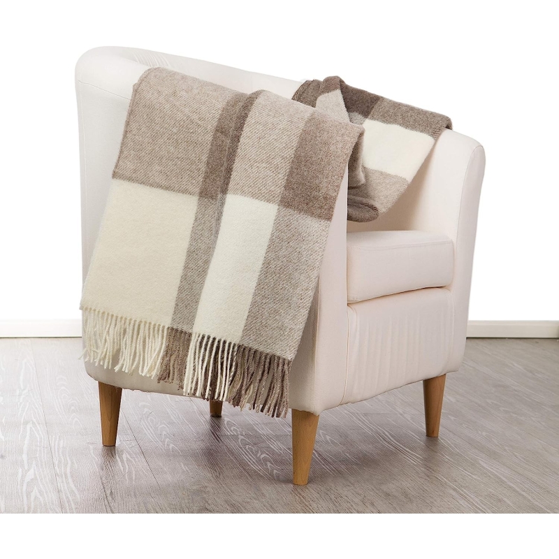 Iseo Check - tartan plaid merinos...