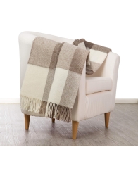 Iseo Check - tartan plaid merinos wool by Lanerossi 130x170 cm