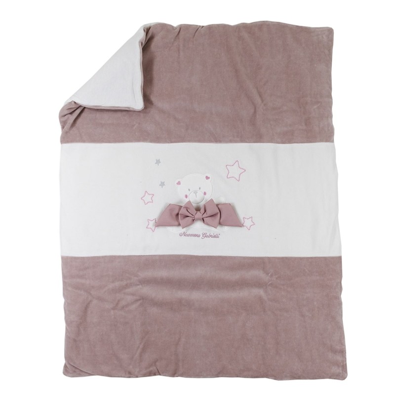 Blanket chenille for cradle pram Nazareno Gabrielli NG2230416CP Blanket chenille for cradle pram Nazareno Gabrielli NG2230416CP
