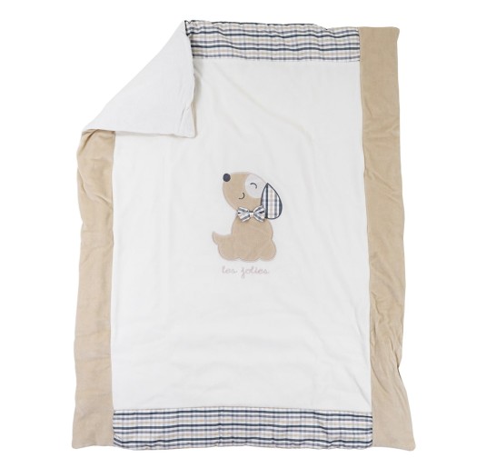 Blanket chenille for cradle pram by Les Jolies LJ641113BG 2