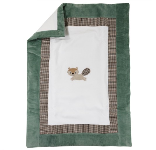 Chenille cover removable cradle and pram Teneri & Belli... 2