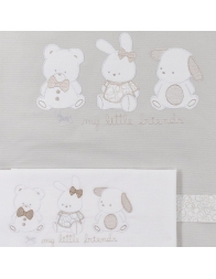 Duvet and sheet set for pram cradle by Mio Piccolo PMT877PA