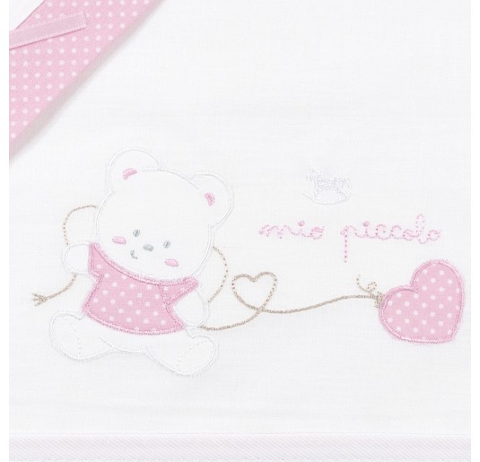 Cradle and pram bed sheet set by Mio Piccolo LC894AZ 2