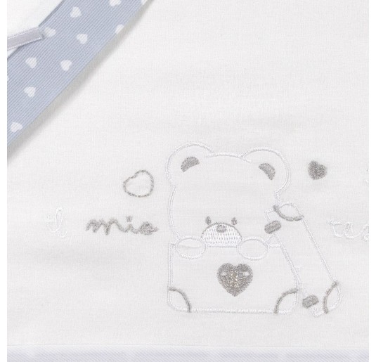 Flannel cradle pram stroller sheet set by Mio Piccolo FLC921GR 2