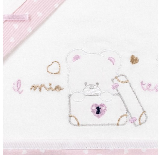 Flannel cradle bed sheet set by Mio Piccolo FLC921RR 2