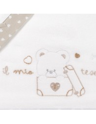 Flannel cradle bed sheet set Mio Piccolo FLC921TT