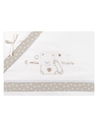 Flannel cradle bed sheet set Mio Piccolo FLC921TT