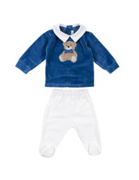 Chenille two-piece suit by Teneri & Belli TS205