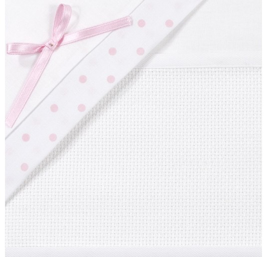 Pram sheet set aida canvas to embroider CI13AI02PQRR 2