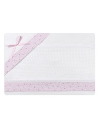 Cradle Pram sheet set to embroider CI13AI05PQRR