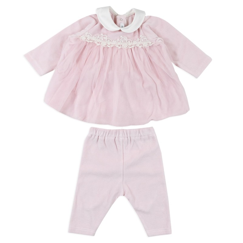 Winter baby girl 2-piece outfit by Teneri & Belli TV204