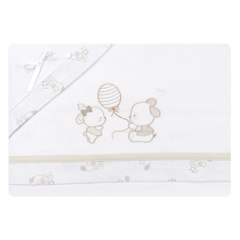 Cradle pram sheet set by Mio Piccolo LC898TT