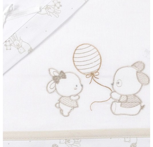 Cradle pram sheet set by Mio Piccolo LC898TT 2
