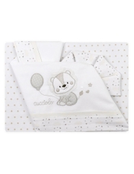 Cot sheet set next to me by Bruco Bruco EL1927PA