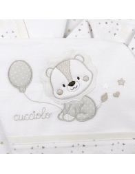 Cot sheet set next to me by Bruco Bruco EL1927PA