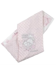 Coperta Nazareno Gabrielli in soft pile per lettino NG48322R