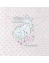 Coperta Nazareno Gabrielli in soft pile per lettino NG48322R