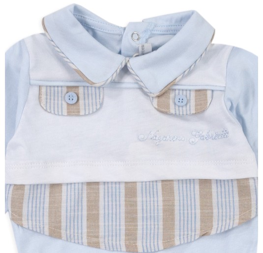 Nazareno Gabrielli cotton romper NG3611407AZ 2