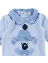 Baby onesie chenille by Bidibimbo T1676