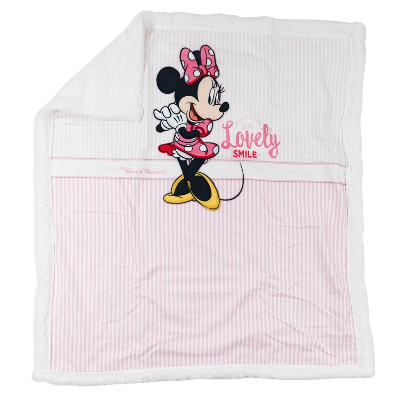 Minnie Mouse - lamb fleece blanket for Disney cradle KCM333RR