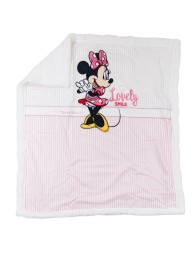 Minnie Mouse - lamb fleece blanket for Disney cradle KCM333RR