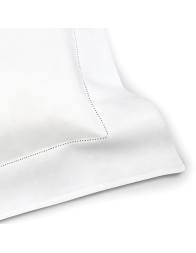 Puro Lino - pillow case in 100% pure triple ruffle linen with hemstitch