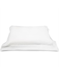 Puro Lino - pillow case in 100% pure triple ruffle linen with hemstitch