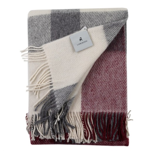 Iseo Check - tartan plaid merinos wool by Lanerossi... 2