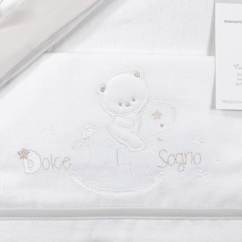 Flannel cradle bed sheet set Nazareno...