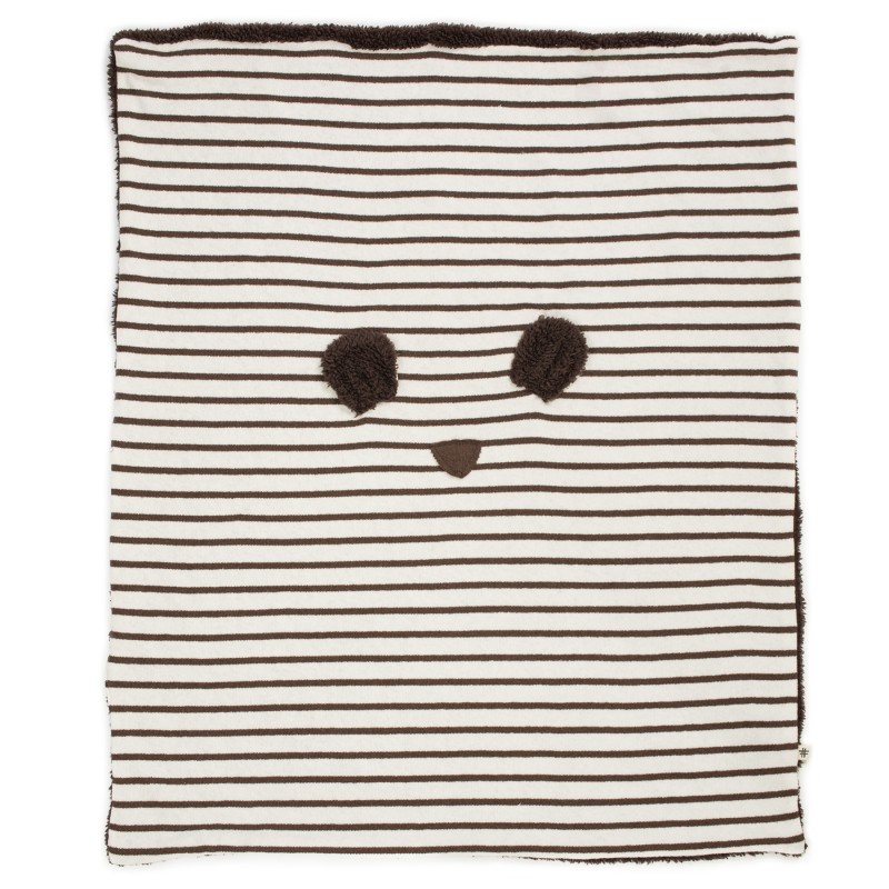 Warm jersey cotton blanket for crib by Coccode' C58411