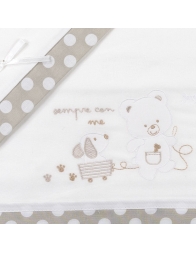 Cot bed sheet set flannel 3 pieces FLL925TT
