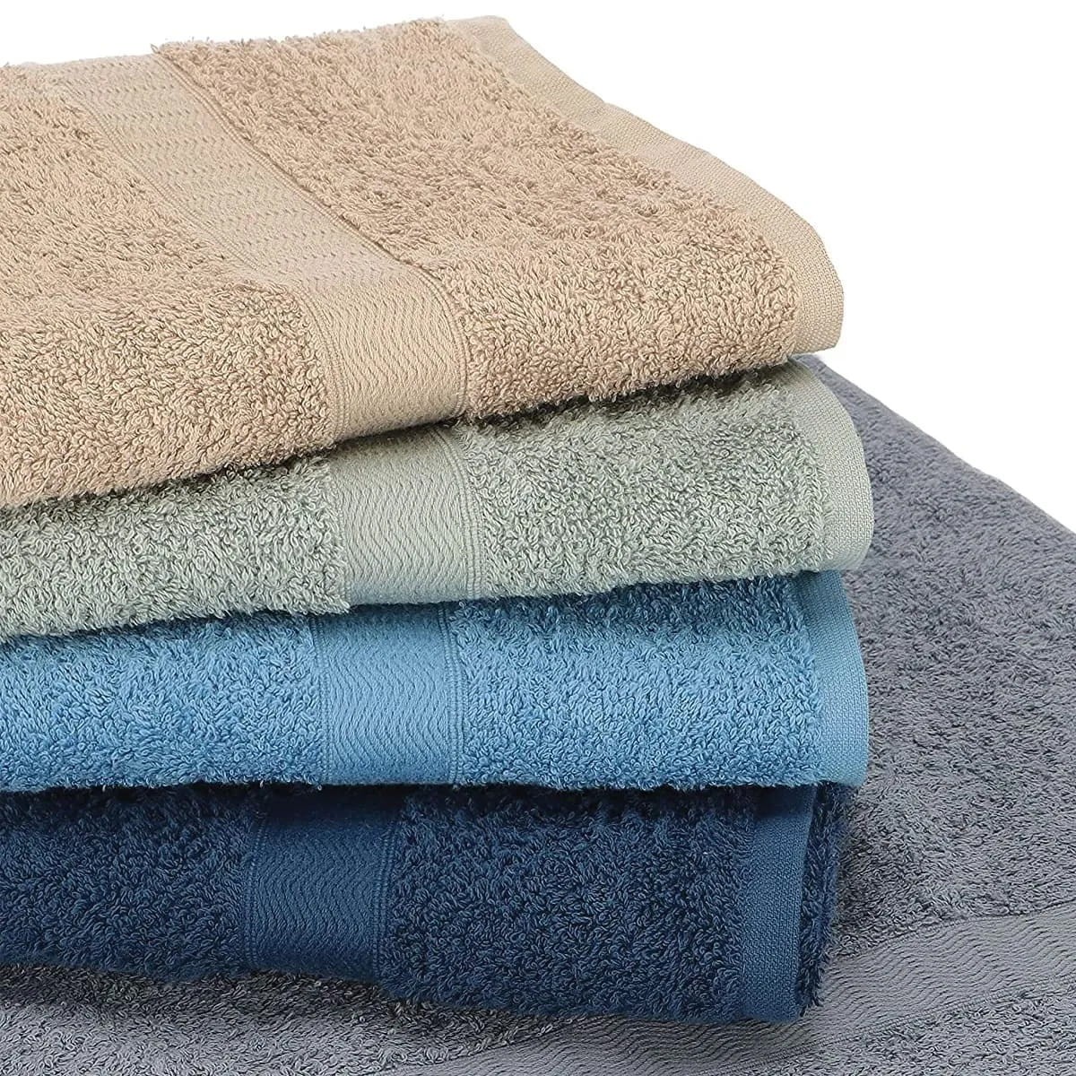 Set asciugamani 1+1 Gabel mod. Tintunita in spugna da 420 gr/mq