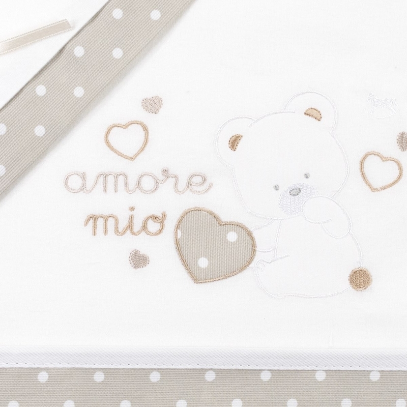 Flannel cradle bed sheet set Mio...