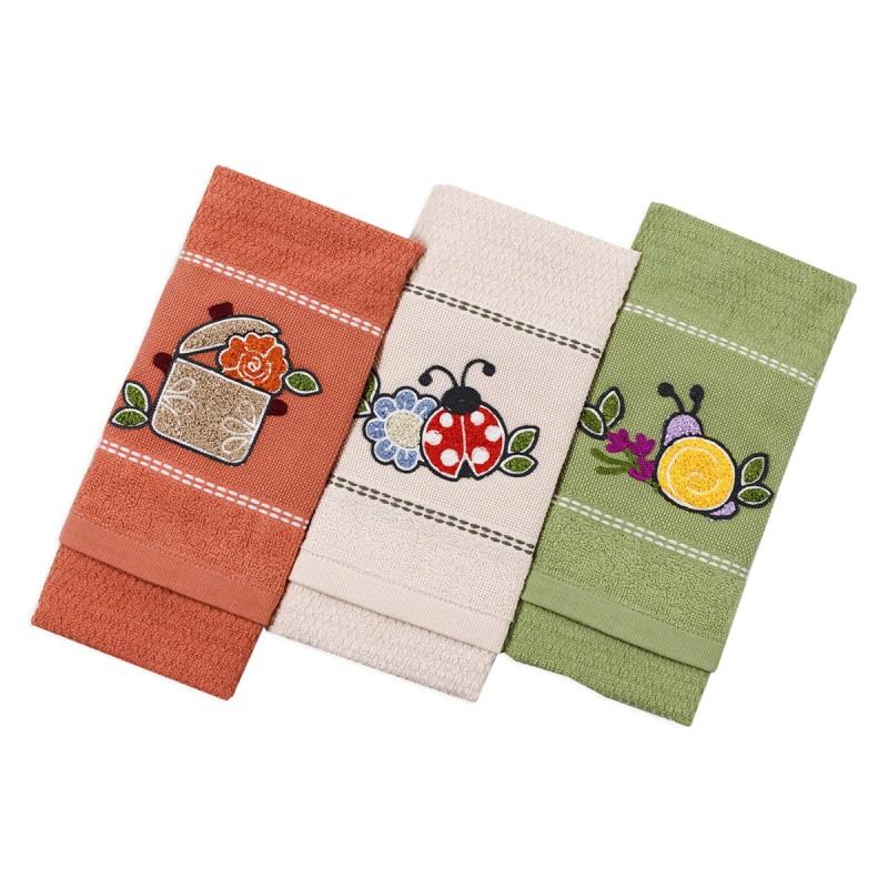 Susy Two - Set 3 dish cloths by Vingi