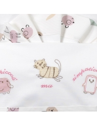 Set lenzuola per culla e carrozzina Bimboline 03262RR