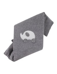 Elefantino  grey - Copertina sfoderabile in ciniglia culletta Coccode' C58453A-GR