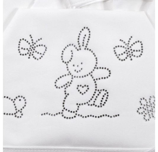 Set lenzuola culla Lettino con strass LLST464BB 2