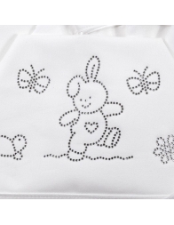 Set lenzuola culla Lettino con strass LLST464BB