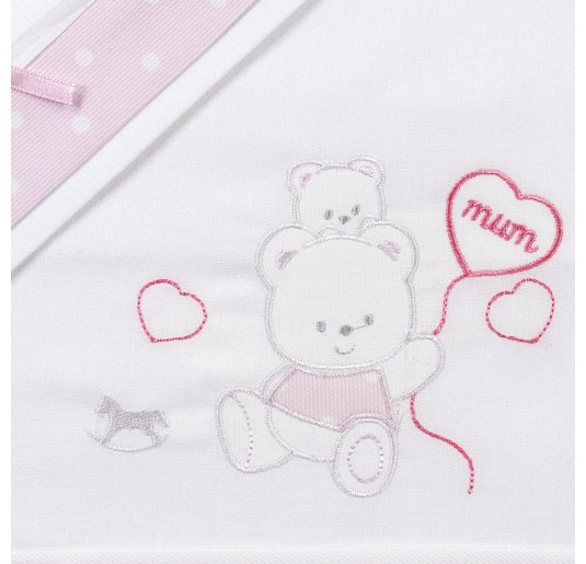 Cot bed sheet set Mio Piccolo LL836RR 2
