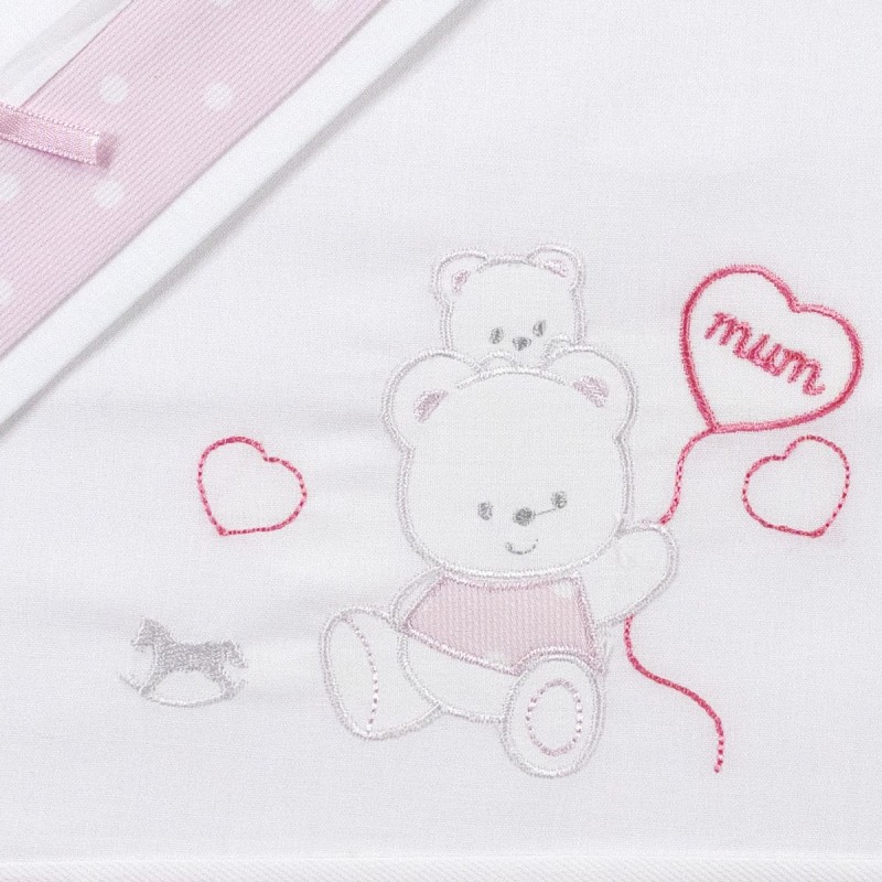 Cot bed sheet set Mio Piccolo LL836RR