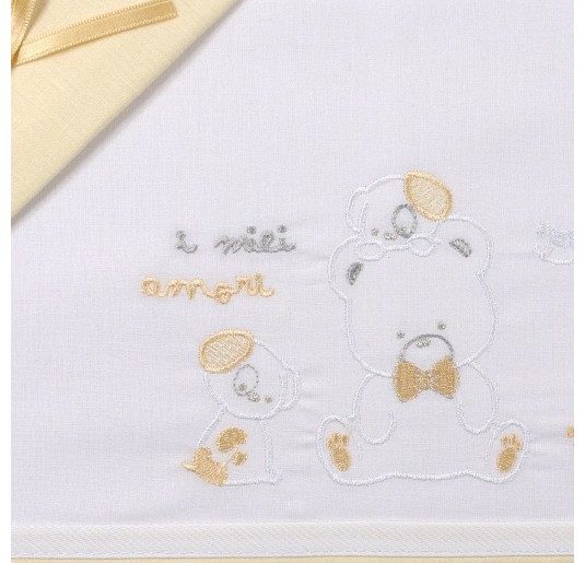My little Love - Cot bed sheet set Mio Piccolo LL926GG 2