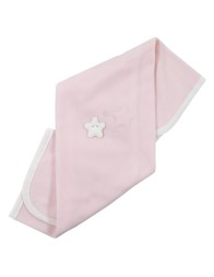 Pink Stars - Copertina in pile per culletta by Coccode'