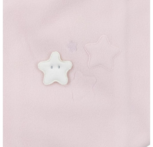 Pink Stars - Fleece blanket for crib by Coccode' 2