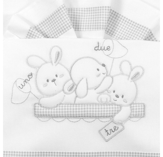 Cradle Pram sheet set by Fatina 03278GR 2