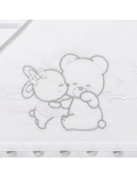 Tanti Bacini - Set lenzuola culletta e carrozzina Mio Piccolo LC924GR