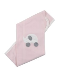 Pink Elephant - Fleece blanket for crib by Coccode' C58452A-RR