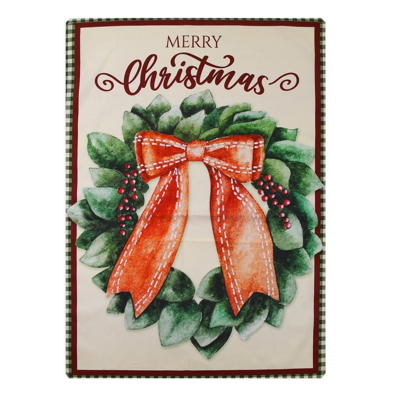 Merry Christmas - Christmas dish towel with HD digital print