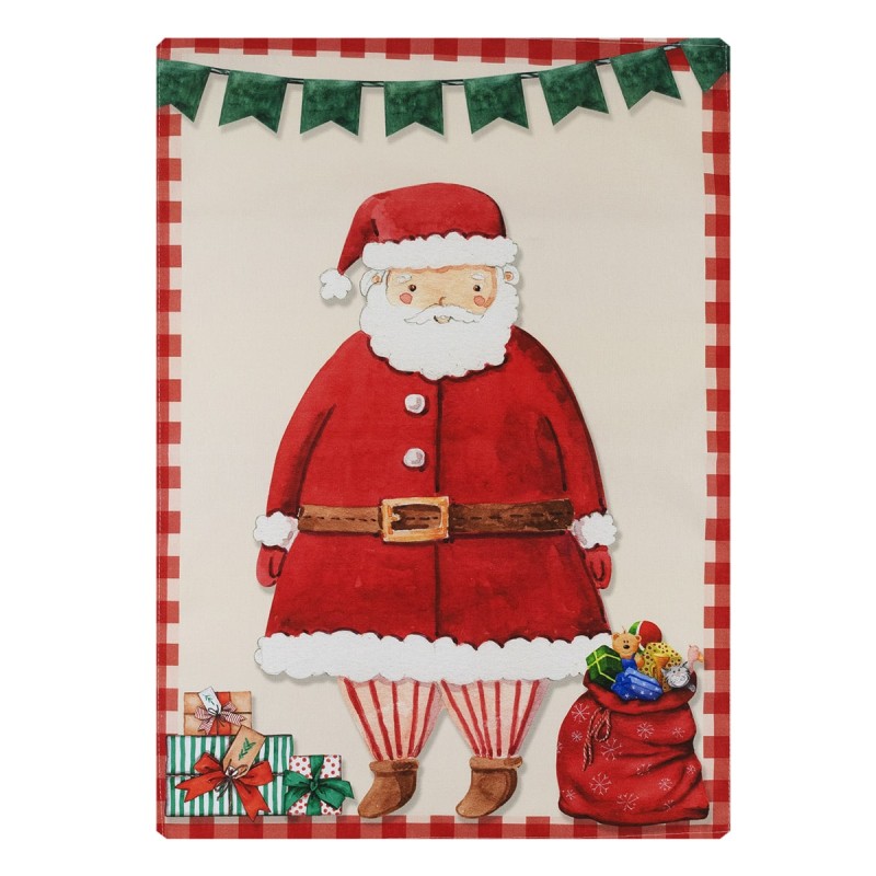 Babbo Natale - Christmas dish towel with HD digital print