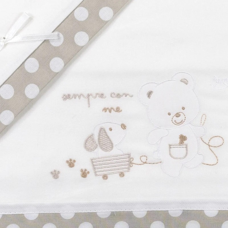 Flannel cradle bed sheet set Mio...