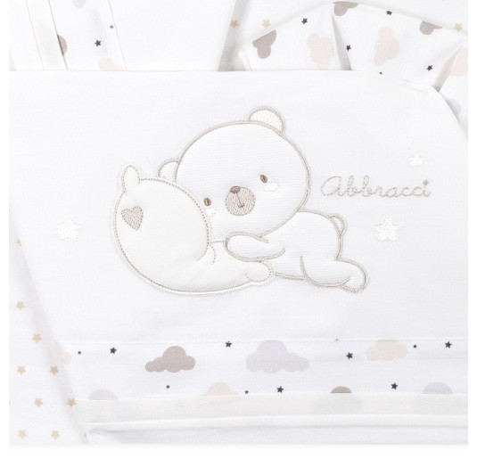 Baby Bear - Cradle sheet set cotton by Bruco Bruco EC1956PA 2